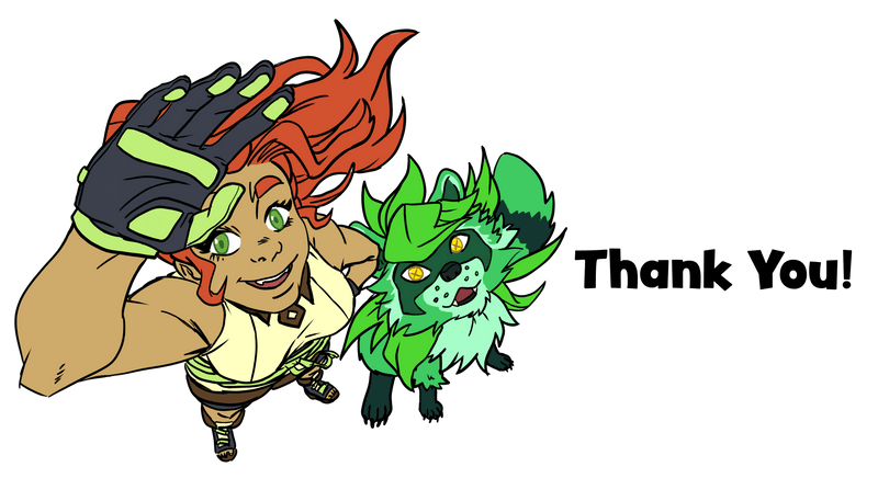 Kaiya and Graccoon say thanks!